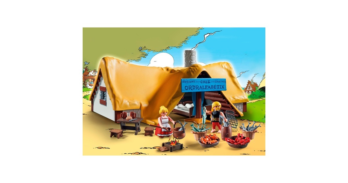 PLAYMOBIL 71266 Asterix Hütte des Verleihnix, Konstruktionsspielzeug