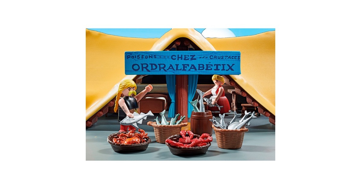PLAYMOBIL 71266 Asterix Hütte des Verleihnix, Konstruktionsspielzeug