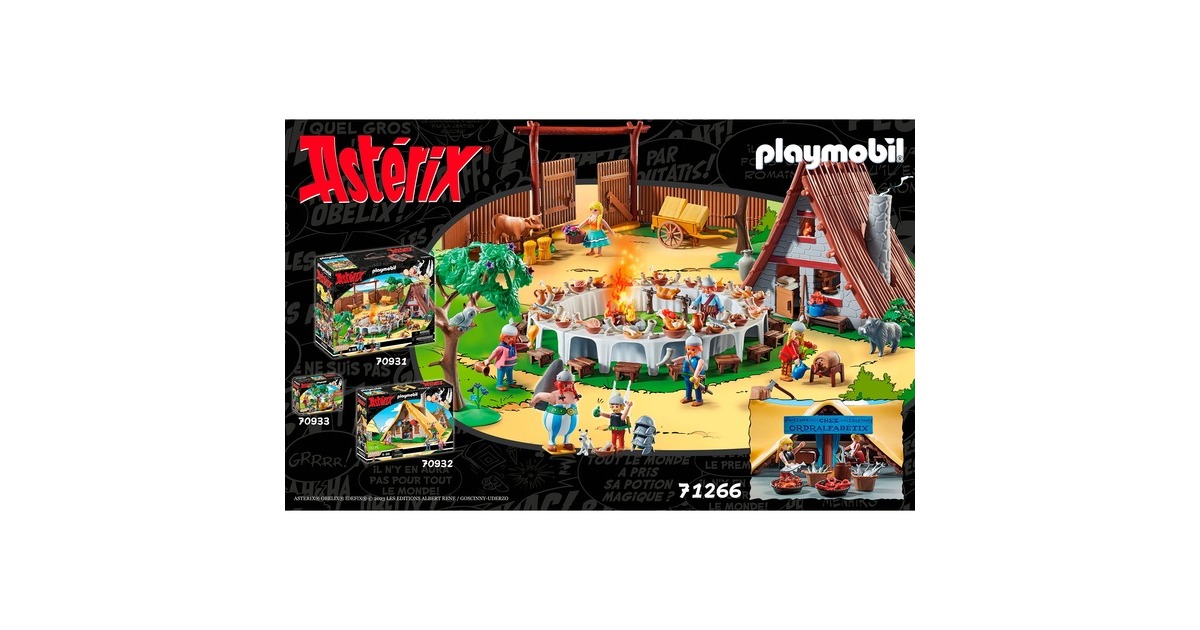 PLAYMOBIL 71266 Asterix Hütte des Verleihnix, Konstruktionsspielzeug