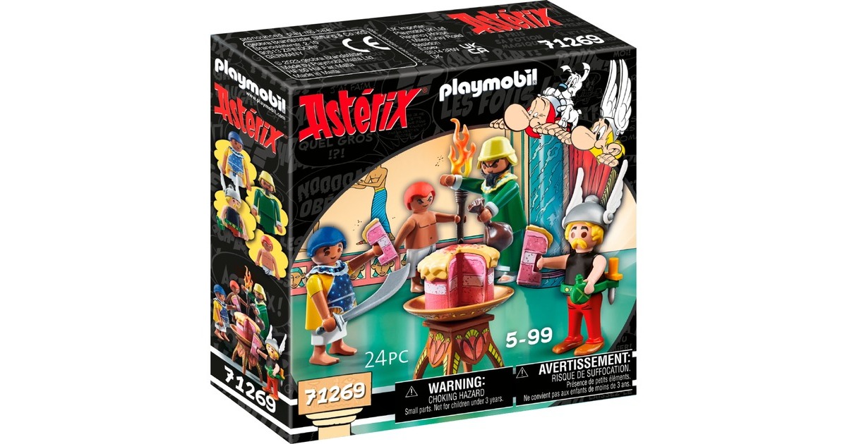 PLAYMOBIL 71269 Asterix Pyradonis' vergiftete Torte, Konstruktionsspielzeug