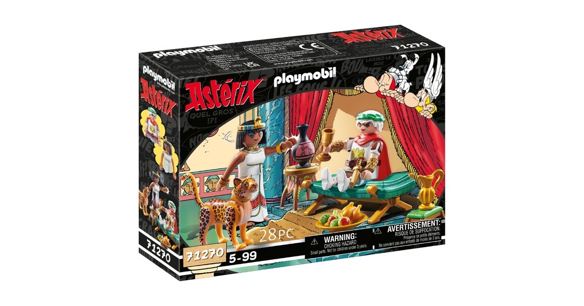 PLAYMOBIL 71270 Asterix Cäsar und Kleopatra, Konstruktionsspielzeug