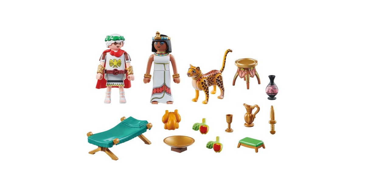 PLAYMOBIL 71270 Asterix Cäsar und Kleopatra, Konstruktionsspielzeug