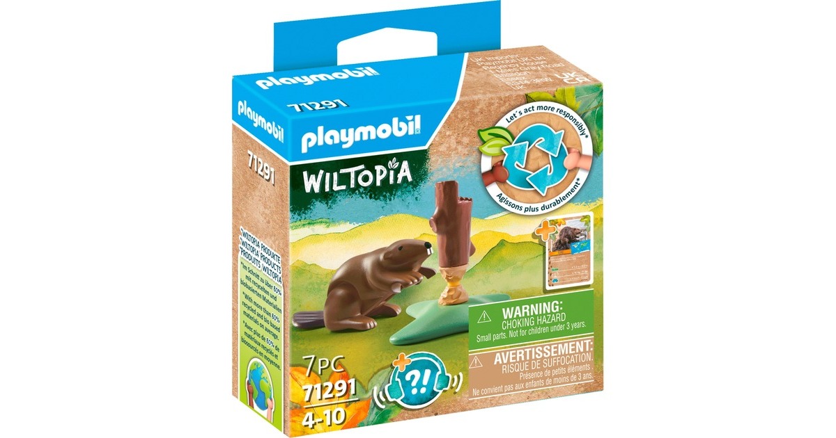 PLAYMOBIL 71291 Wiltopia Biber, Konstruktionsspielzeug