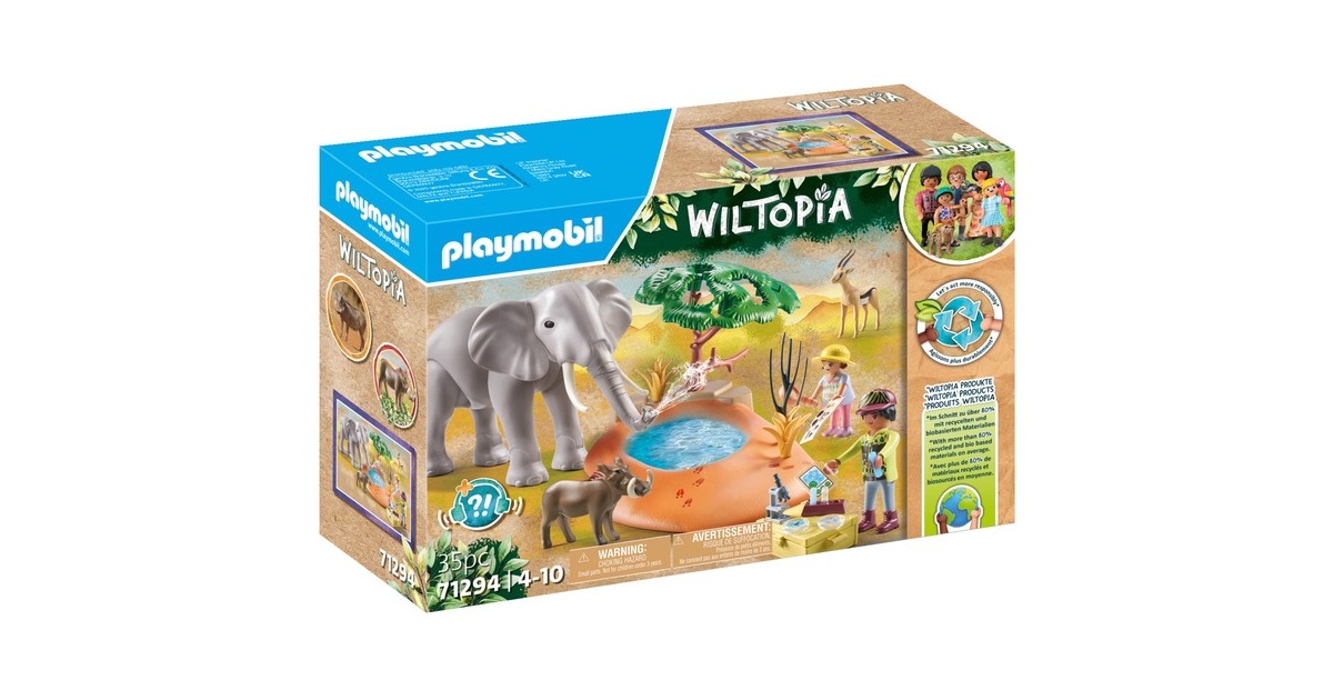 PLAYMOBIL 71294 Wiltopia Spritztour zum Wasserloch, Konstruktionsspielzeug