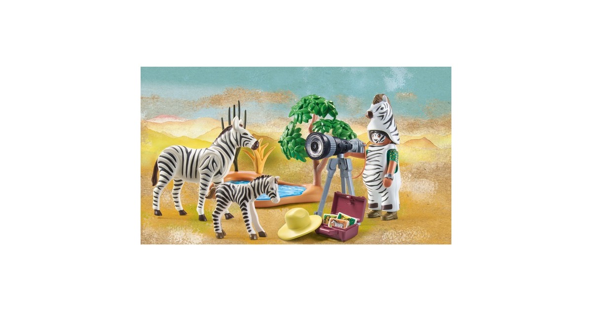 PLAYMOBIL 71295 Wiltopia Unterwegs mit der Tierfotografin, Konstruktionsspielzeug