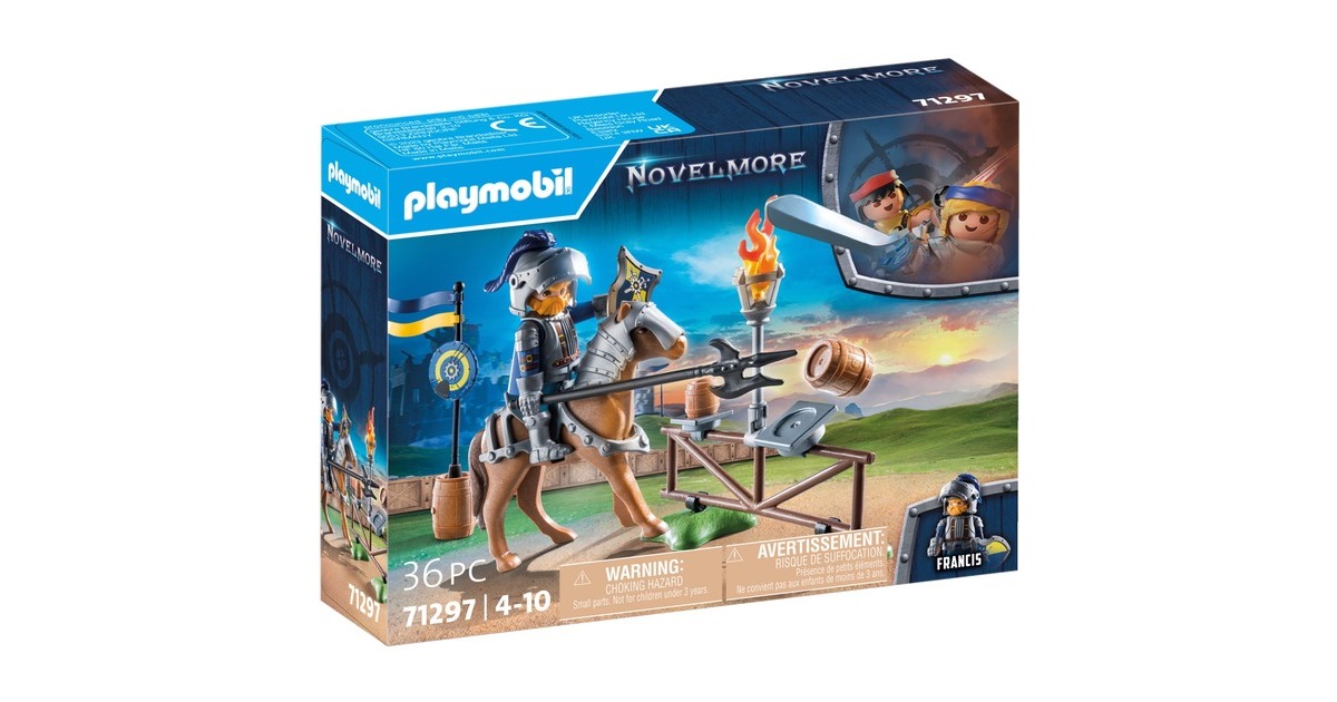 PLAYMOBIL 71297 Novelmore Übungsplatz, Konstruktionsspielzeug