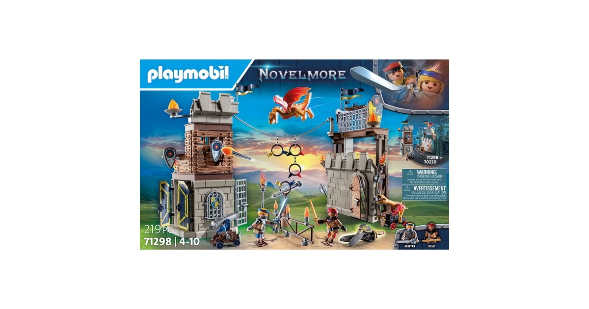 PLAYMOBIL 71298 Novelmore vs. Burnham Raiders - Turnierarena, Konstruktionsspielzeug