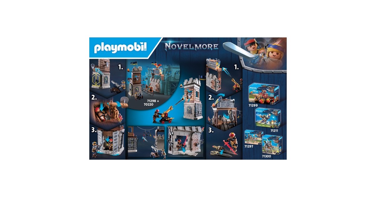PLAYMOBIL 71298 Novelmore vs. Burnham Raiders - Turnierarena, Konstruktionsspielzeug
