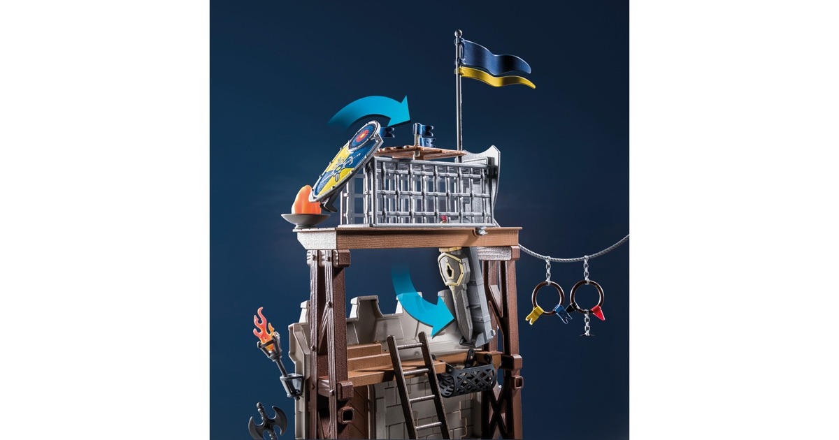 PLAYMOBIL 71298 Novelmore vs. Burnham Raiders - Turnierarena, Konstruktionsspielzeug