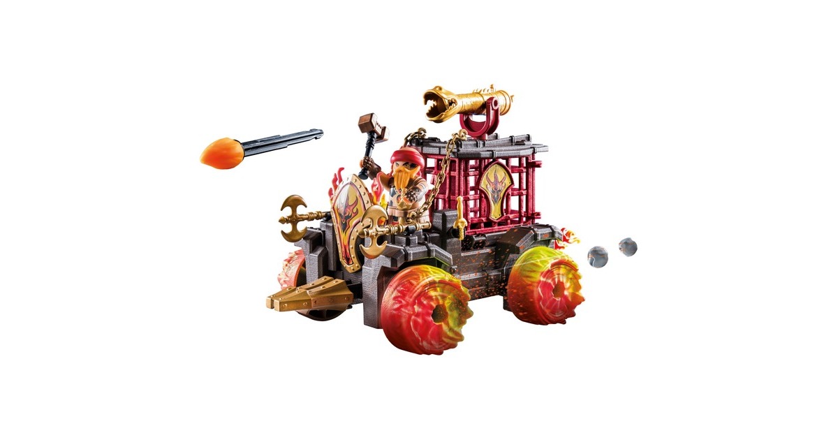 PLAYMOBIL 71299 Novelmore Burnham Raiders - Feuerkampfwagen, Konstruktionsspielzeug