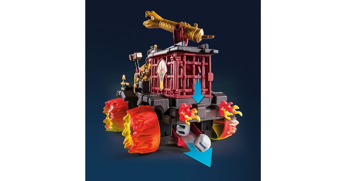 PLAYMOBIL 71299 Novelmore Burnham Raiders - Feuerkampfwagen, Konstruktionsspielzeug