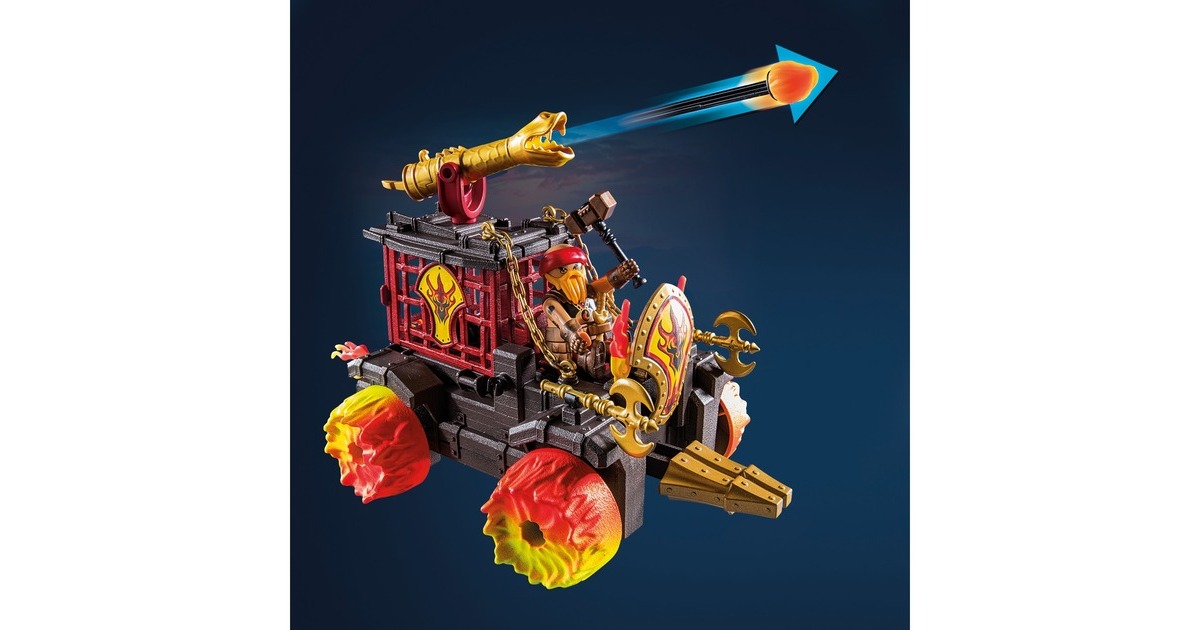 PLAYMOBIL 71299 Novelmore Burnham Raiders - Feuerkampfwagen, Konstruktionsspielzeug