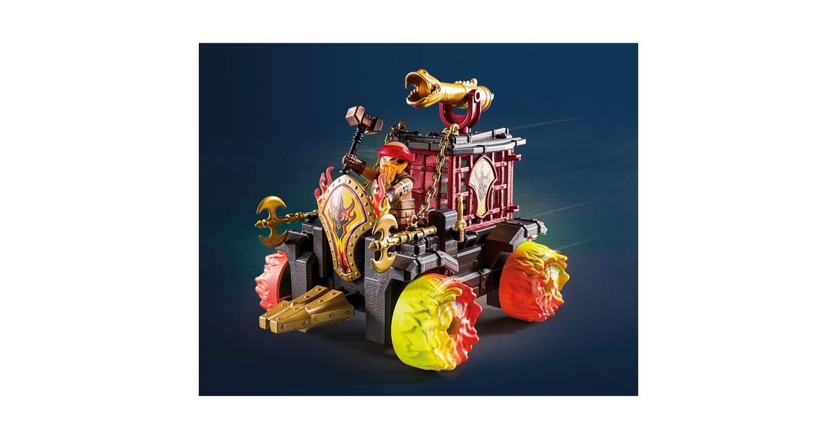PLAYMOBIL 71299 Novelmore Burnham Raiders - Feuerkampfwagen, Konstruktionsspielzeug