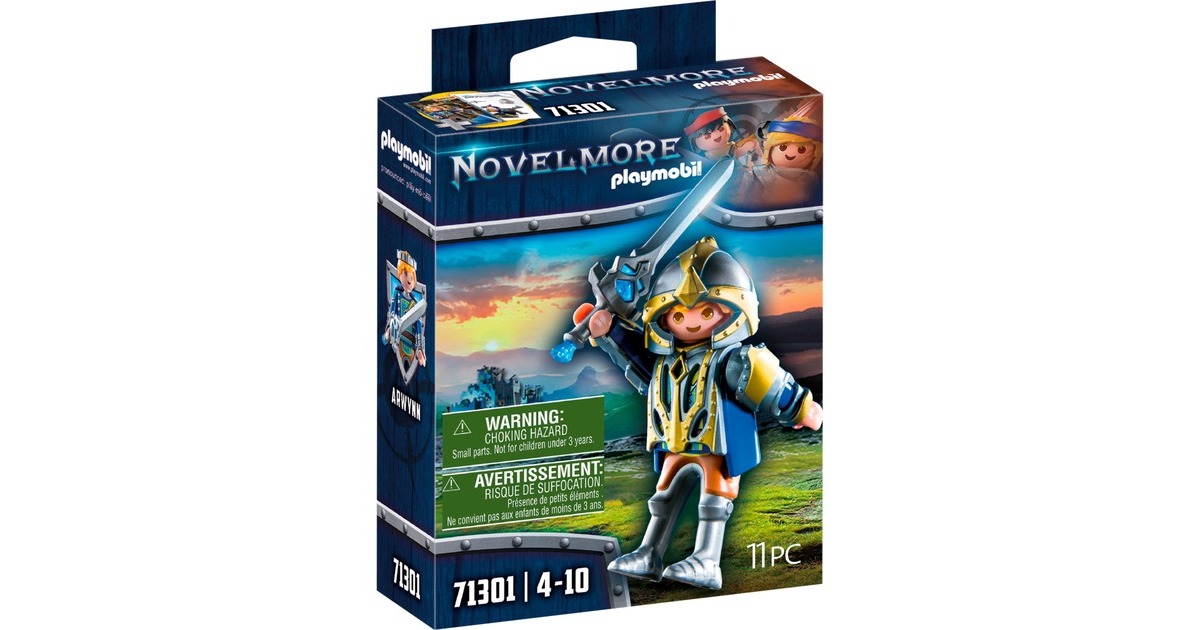 PLAYMOBIL 71301 Novelmore - Arwynn mit Invincibus, Konstruktionsspielzeug