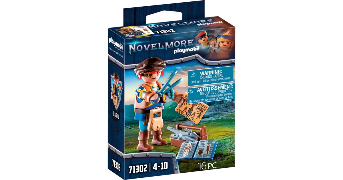 PLAYMOBIL 71302 Novelmore - Dario mit Werkzeug, Konstruktionsspielzeug