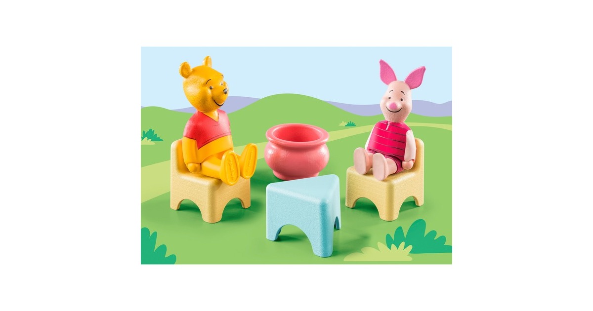 PLAYMOBIL 71316 1.2.3 & Disney: Winnies & Ferkels Baumhaus, Konstruktionsspielzeug