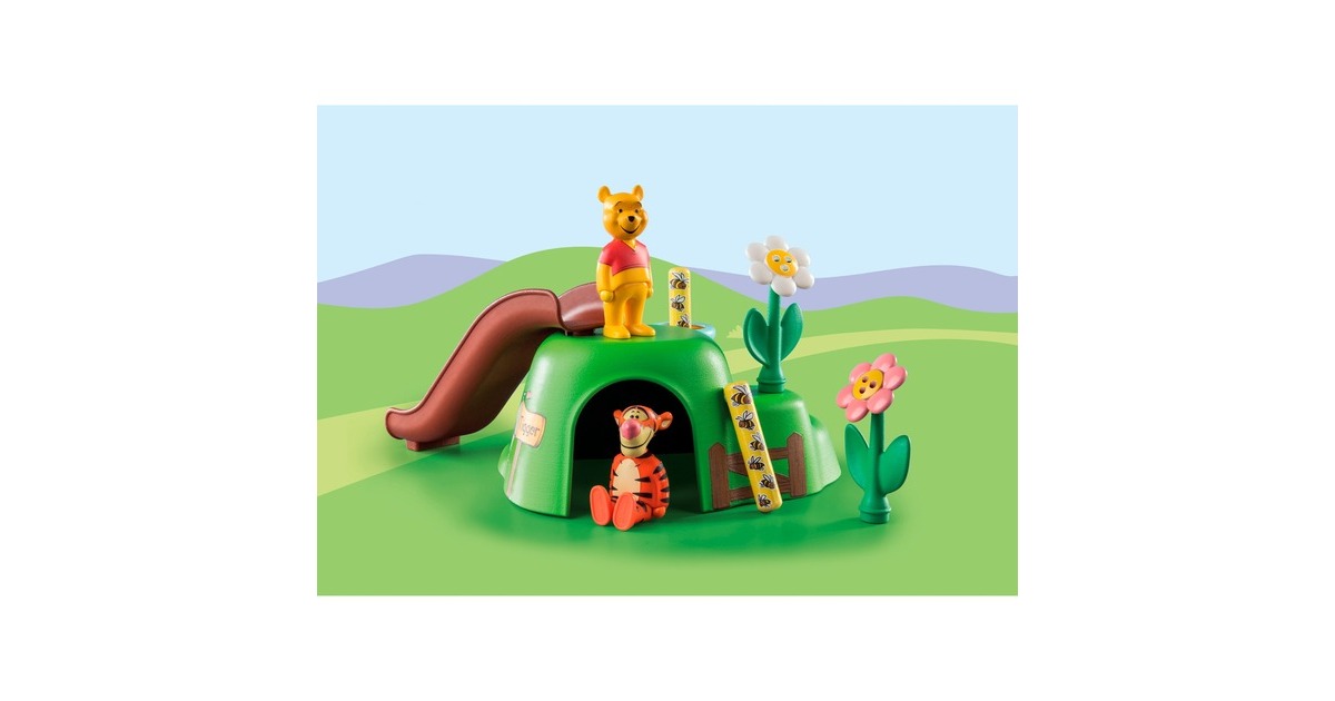 PLAYMOBIL 71317 1.2.3 & Disney: Winnies & Tiggers Bienengarten, Konstruktionsspielzeug