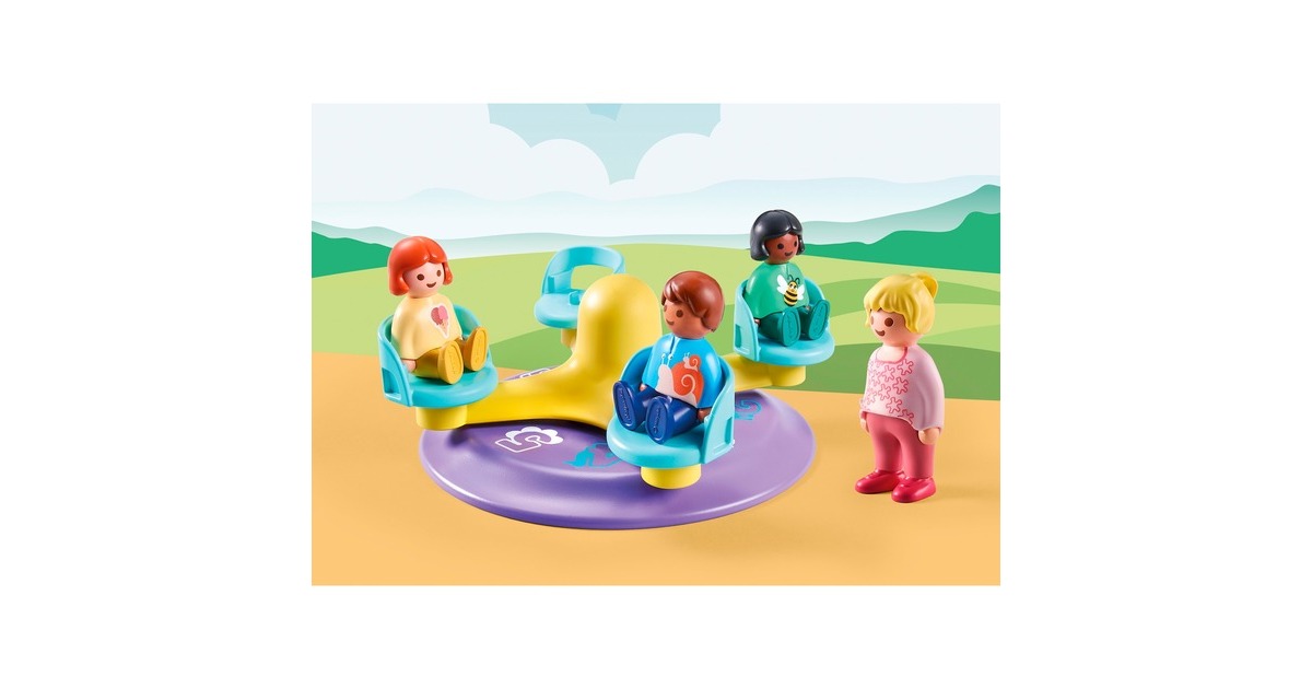 PLAYMOBIL 71324 1.2.3 Zahlenkarussell, Konstruktionsspielzeug