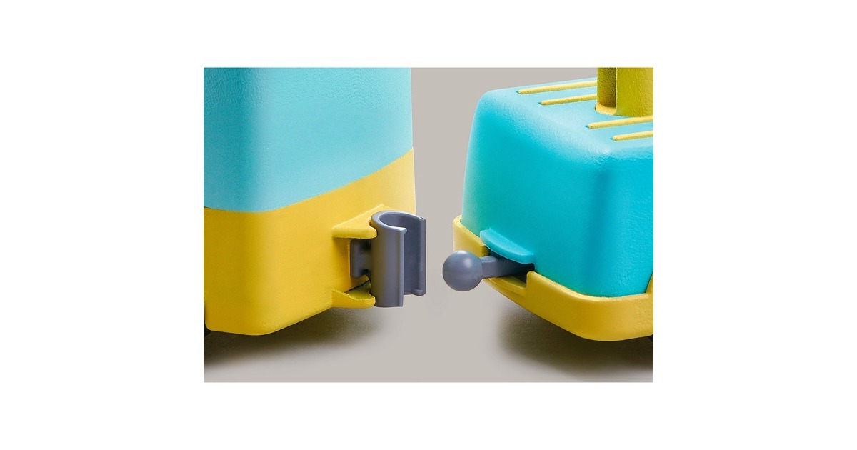 PLAYMOBIL 71325 1.2.3: Verrückter Donut Truck mit Stapel- und Sortierfunktion, Konstruktionsspielzeug