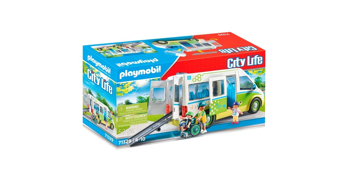 PLAYMOBIL 71329 City Life Schulbus, Konstruktionsspielzeug