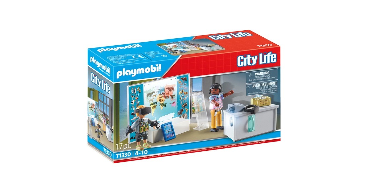 PLAYMOBIL 71330 City Life Virtuelles Klassenzimmer, Konstruktionsspielzeug