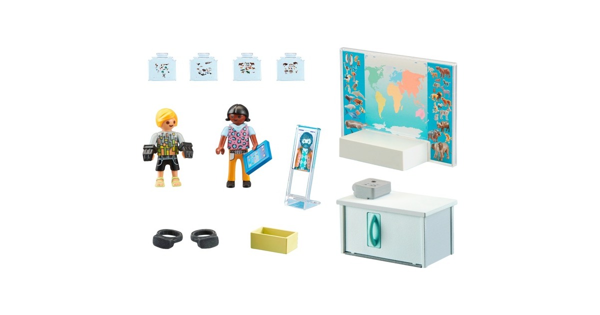 PLAYMOBIL 71330 City Life Virtuelles Klassenzimmer, Konstruktionsspielzeug