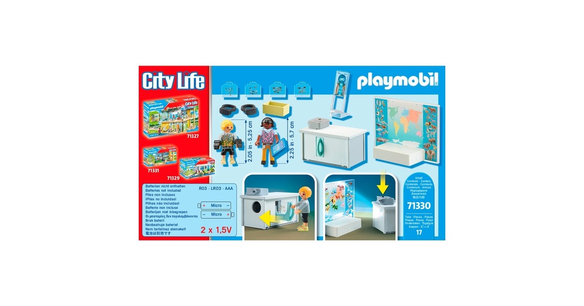 PLAYMOBIL 71330 City Life Virtuelles Klassenzimmer, Konstruktionsspielzeug