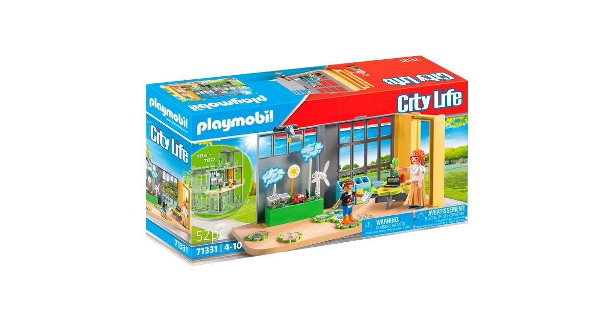 PLAYMOBIL 71331 City Life Anbau Klimakunde, Konstruktionsspielzeug
