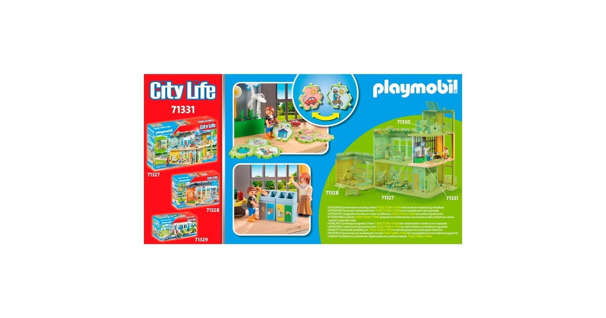 PLAYMOBIL 71331 City Life Anbau Klimakunde, Konstruktionsspielzeug