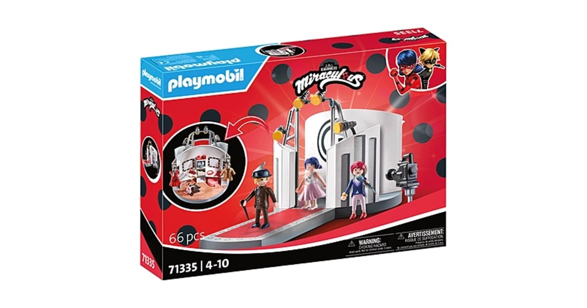 PLAYMOBIL 71335 Miraculous: Gabriels Fashion Show, Konstruktionsspielzeug