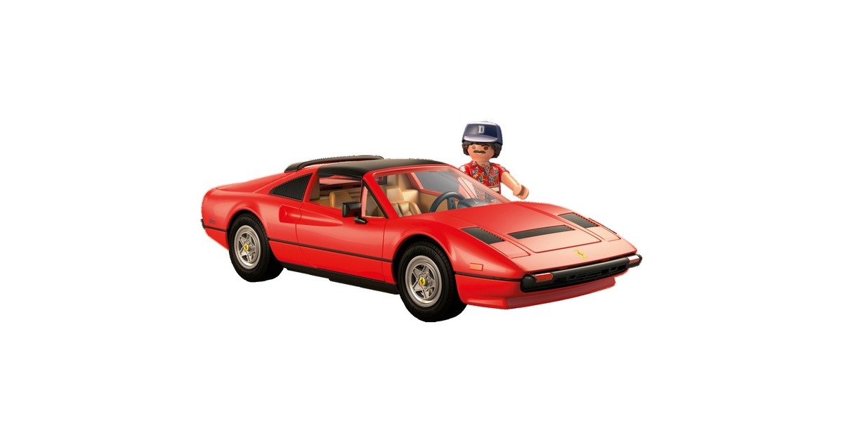 PLAYMOBIL 71343 Magnum, p.i. Ferrari 308 GTS Quattrovalve, Konstruktionsspielzeug