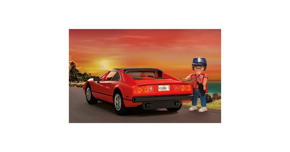 PLAYMOBIL 71343 Magnum, p.i. Ferrari 308 GTS Quattrovalve, Konstruktionsspielzeug
