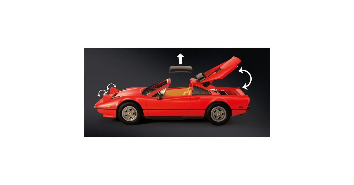 PLAYMOBIL 71343 Magnum, p.i. Ferrari 308 GTS Quattrovalve, Konstruktionsspielzeug