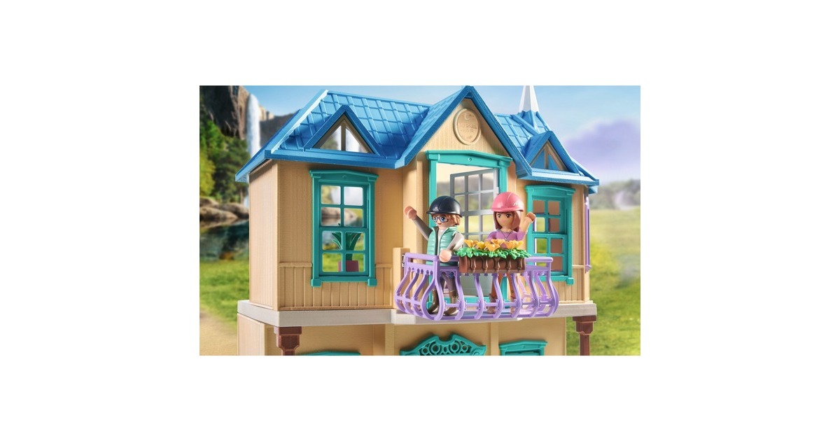 PLAYMOBIL 71351 Horses of Waterfall - Waterfall Ranch, Konstruktionsspielzeug