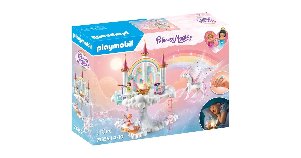 PLAYMOBIL 71359 Princess Magic Himmlisches Regenbogenschloss, Konstruktionsspielzeug(Outlet)