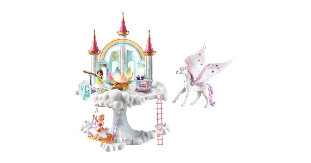 PLAYMOBIL 71359 Princess Magic Himmlisches Regenbogenschloss, Konstruktionsspielzeug