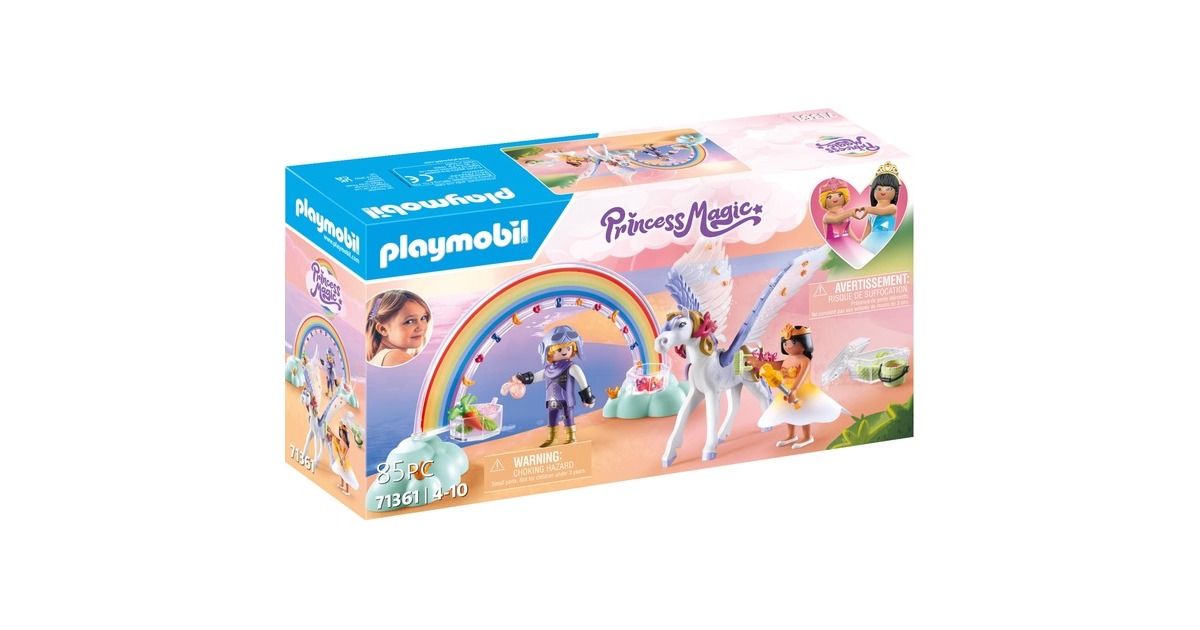 PLAYMOBIL 71361 Princess Magic Himmlischer Pegasus mit Regenbogen, Konstruktionsspielzeug PLAYMOBIL 71361 Princess Magic Himmlischer Pegasus mit Regenbogen, Konstruktionsspielzeug