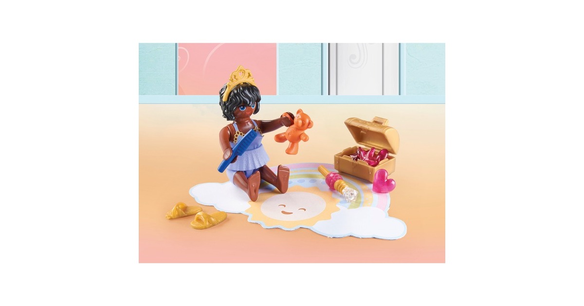 PLAYMOBIL 71362 Princess Magic Himmlische Pyjamaparty, Konstruktionsspielzeug