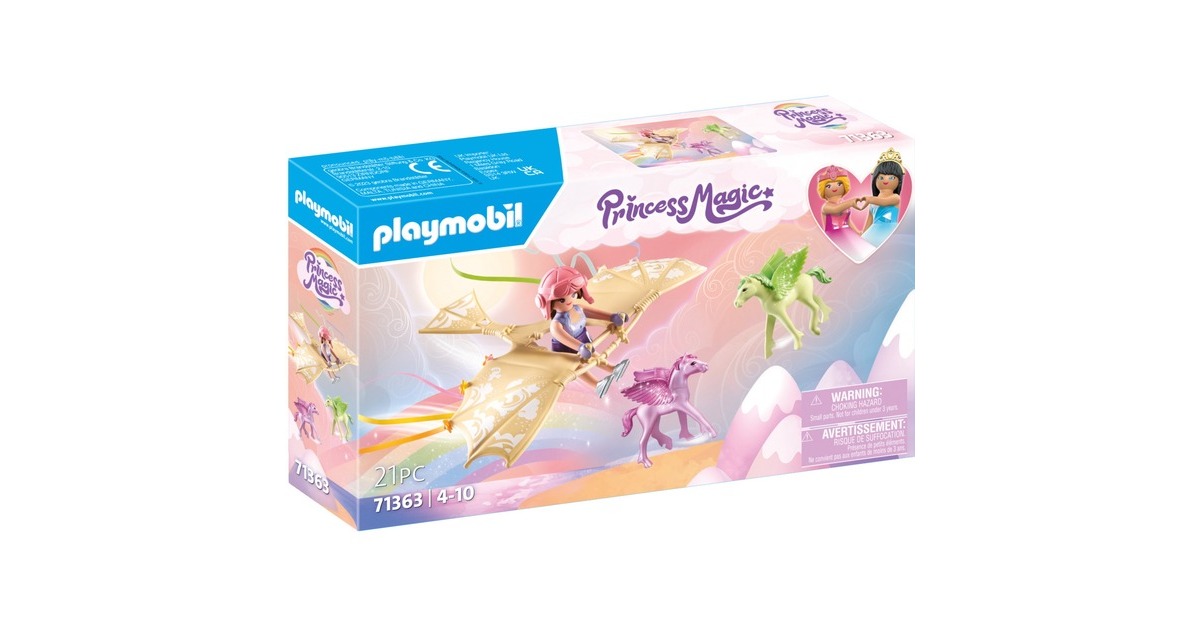 PLAYMOBIL 71363 Princess Magic Himmlischer Ausflug mit Pegasusfohlen, Konstruktionsspielzeug PLAYMOBIL 71363 Princess Magic Himmlischer Ausflug mit Pegasusfohlen, Konstruktionsspielzeug