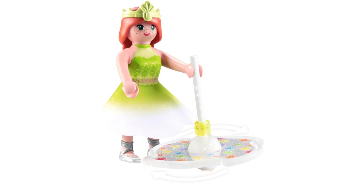 PLAYMOBIL 71364 Princess Magic Himmlischer Regenbogenkreisel mit Prinzessin, Konstruktionsspielzeug