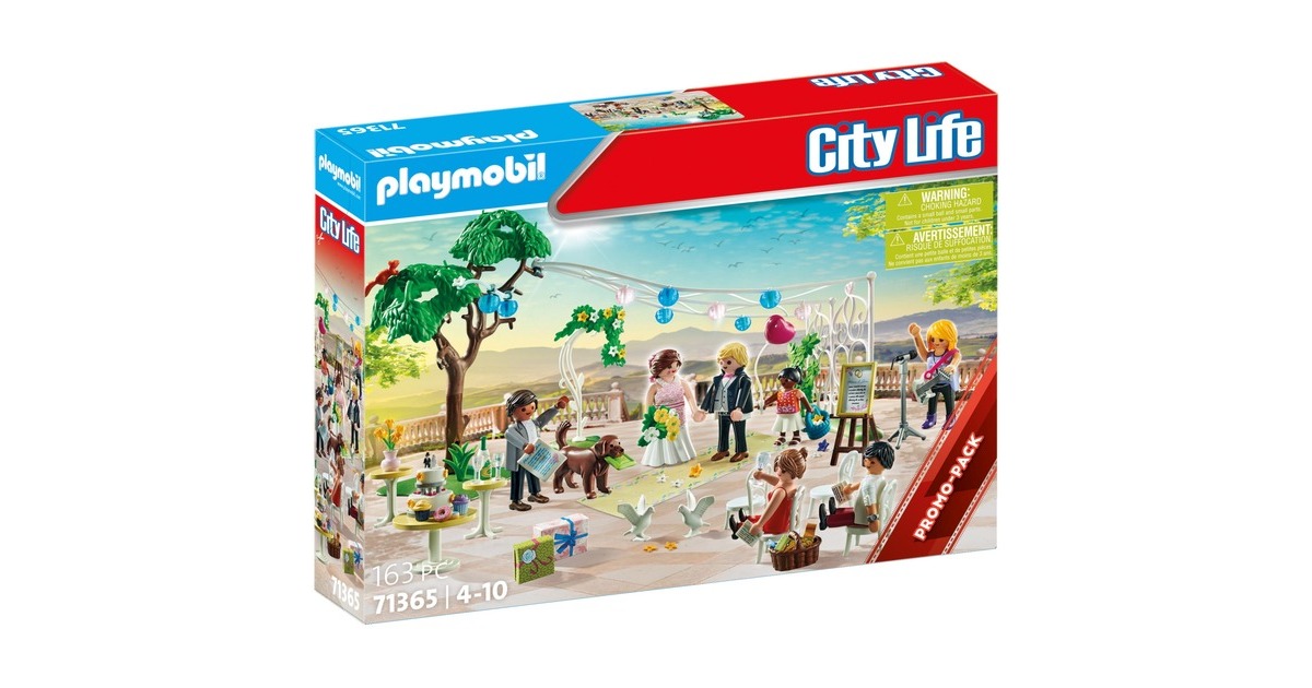 PLAYMOBIL 71365 City Life Hochzeitsfeier, Konstruktionsspielzeug