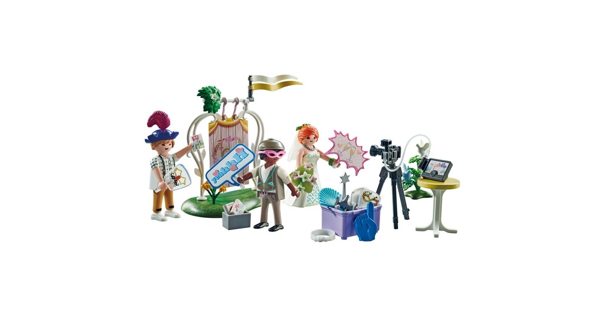 PLAYMOBIL 71367 City Life Hochzeits Fotobox, Konstruktionsspielzeug