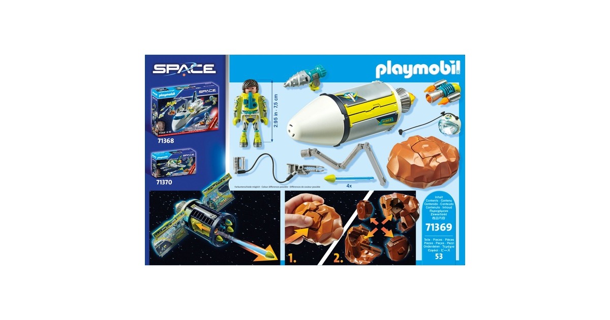 PLAYMOBIL 71369 Space Meteoroiden-Zerstörer, Konstruktionsspielzeug