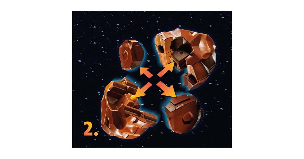 PLAYMOBIL 71369 Space Meteoroiden-Zerstörer, Konstruktionsspielzeug