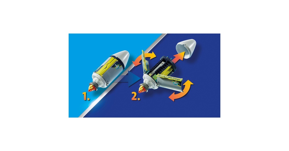 PLAYMOBIL 71369 Space Meteoroiden-Zerstörer, Konstruktionsspielzeug