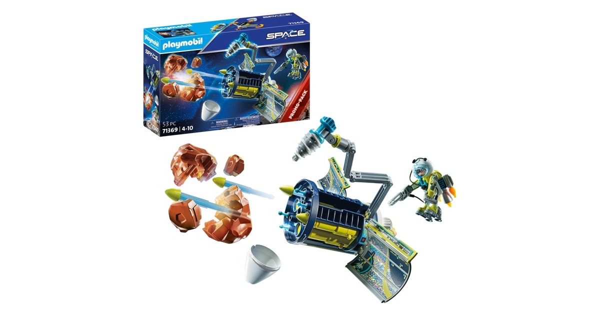 PLAYMOBIL 71369 Space Meteoroiden-Zerstörer, Konstruktionsspielzeug