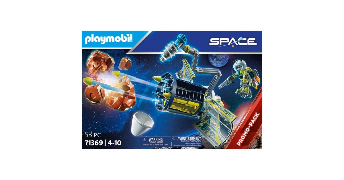 PLAYMOBIL 71369 Space Meteoroiden-Zerstörer, Konstruktionsspielzeug