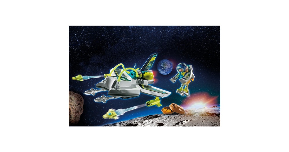 PLAYMOBIL 71370 Space Hightech Space-Drohne, Konstruktionsspielzeug