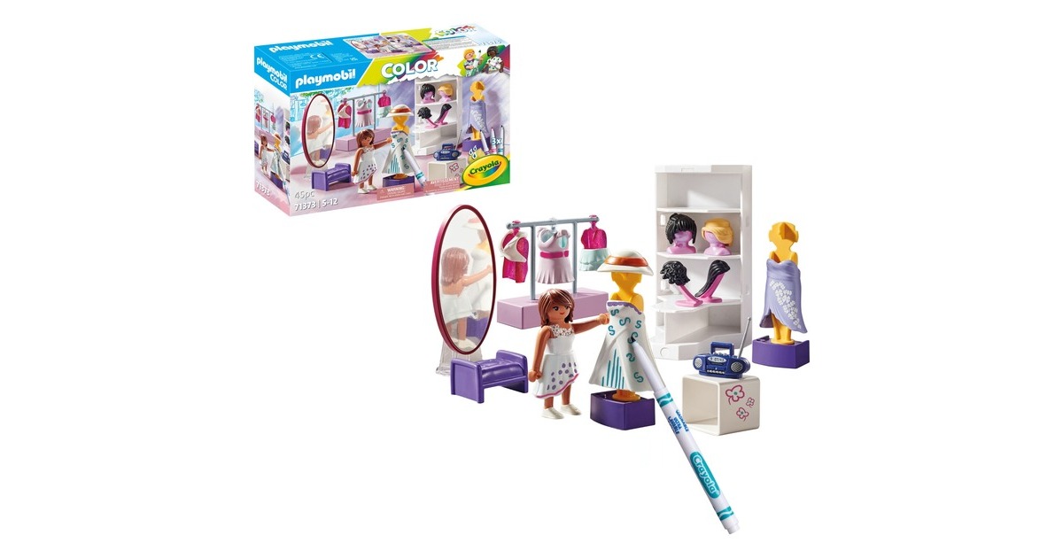 PLAYMOBIL 71373 Color Fashion Design Set, Konstruktionsspielzeug