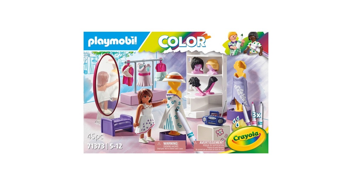 PLAYMOBIL 71373 Color Fashion Design Set, Konstruktionsspielzeug